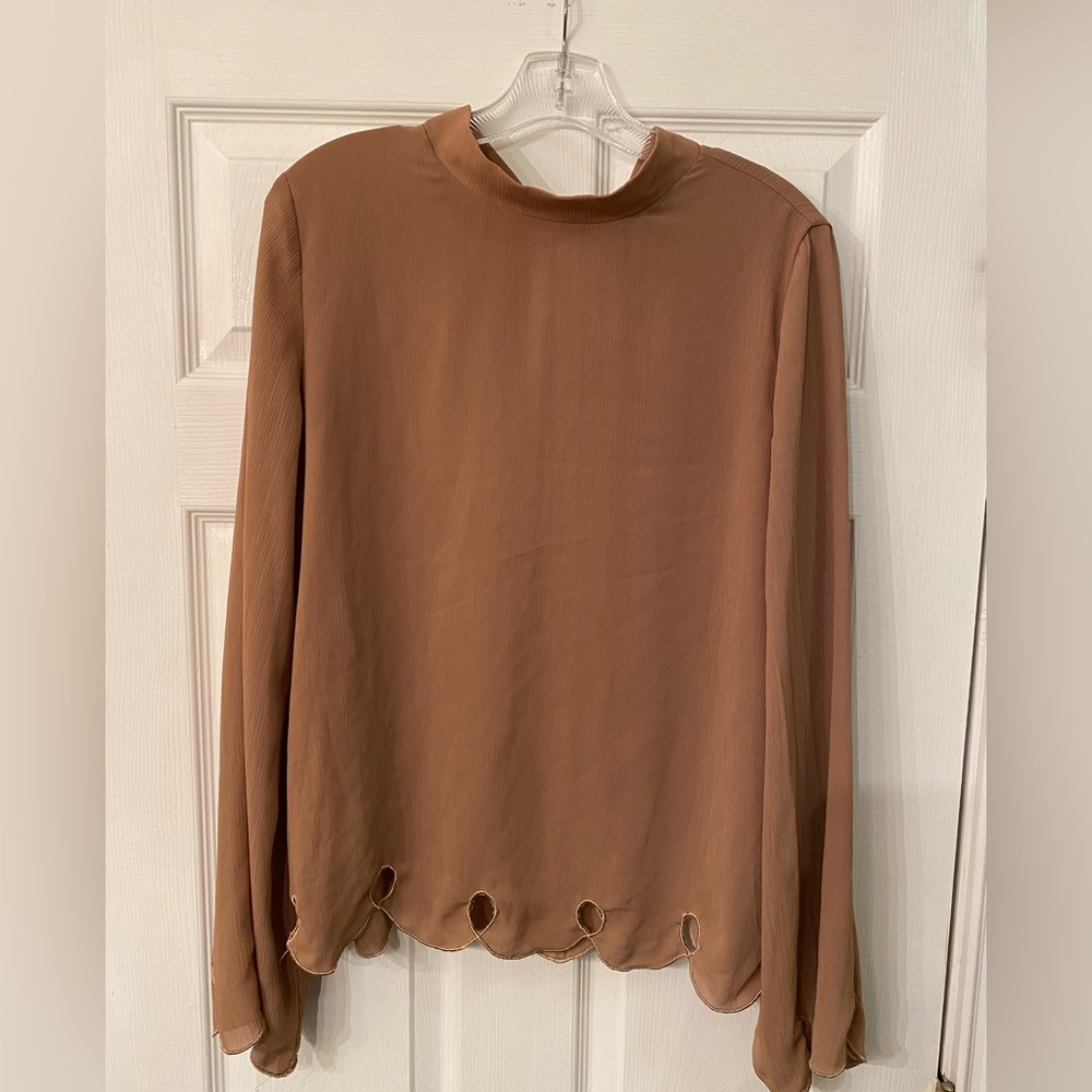 Love Riche women’s long sleeve blouse size Large